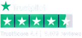 Trust Pilot Rating - 4.4 stars with 8079 reviews